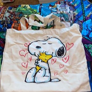 Large snoopy tote